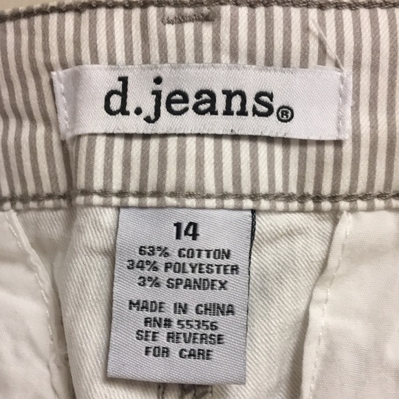 d. jeans Denim - “D.JEANS” STRIPED SKINNY JEANS